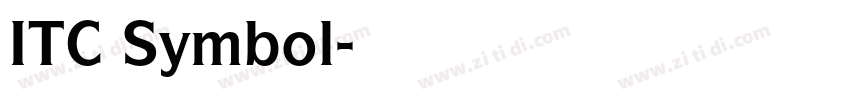ITC Symbol字体转换
